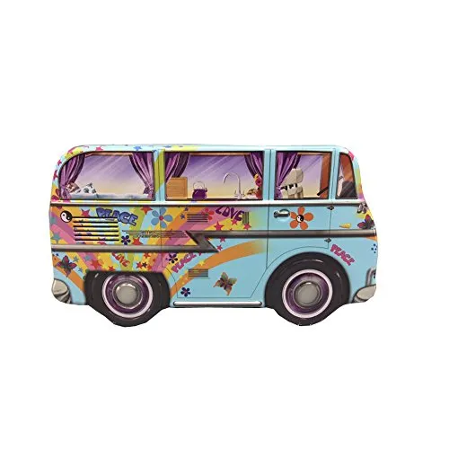 stylebox Blechdose Mini Camper Van Hippy 17x9x7 cm Keksdose Deko Box Dose Retro