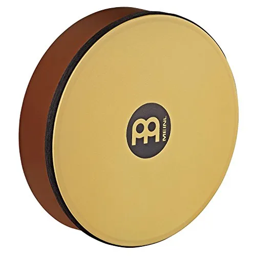Meinl Percussion HD10AB-TF Hand Drum mit Kunststofffell, 25,4 cm (10 Zoll) Durchmesser, african brown