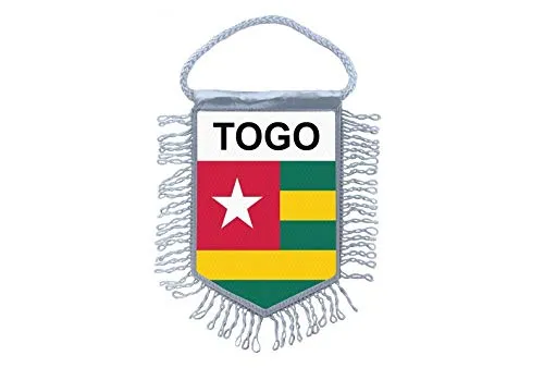 Akachafactory Wimpel mini Flagge Fahne flaggen miniflagge Togo