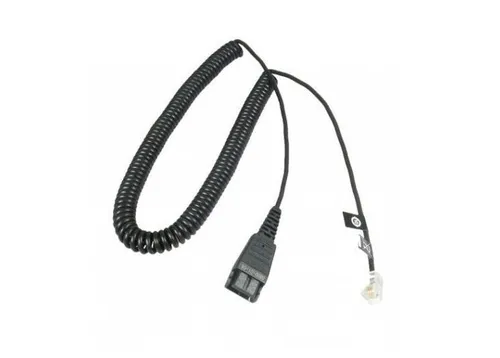 Jabra Kabelunterteil  spiral QD auf RJ10 Adapter Cable Wired Headset - to RJ 2m