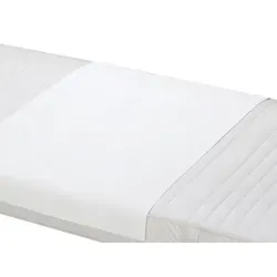 Matratzenauflage ZOLLNER, 90 x 150 cm, 100% Baumwolle, vom Hotelwäschespezialisten weiß 90 cm x 150 cm