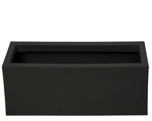 Ondis24 Pflanzkübel Vulkan, 25L - Rechteckiger Blumenkasten mit Wasserspeicher - Pflanzenkübel in Basalt-Optik, 25L Volumen, UV- und witterungsbeständig, ideal für Balkon und Terrasse. Integrierter Wasserspeicher sorgt für optimale Pflanzenpflege.