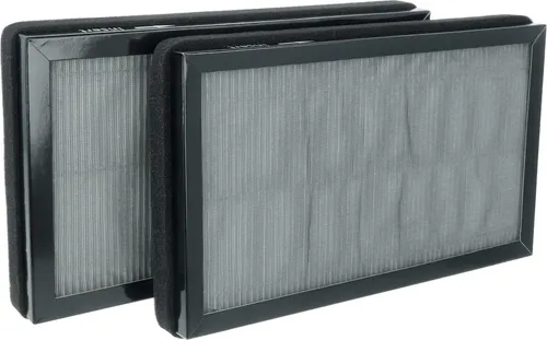 vhbw 2x Aktivkohlefilter kompatibel mit Kärcher AF 20 Luftreiniger - H13 Luftfilter Schwarz