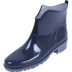 Damen-Gummistiefel ELKE navy blue/grey, Lemigo, Gr. 41 - Blau - 41