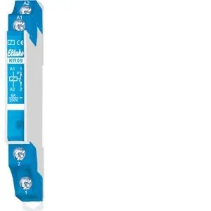Eltako KR09-12VUC KOPPELRELAIS - 12-fach Koppelrelais mit modernster Hybrid-Technik, verschleißfreier elektronischer Ansteuerung und 0,2W Steuerleistungsbedarf für effiziente Nutzung.