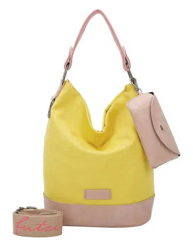 Fritzi aus Preußen Schultertasche Canvas (Set, 2-tlg) - Schultertasche mit Utensilientasche im fröhlichen Design, ideal für den Alltag, bietet viel Stauraum und angenehmen Tragekomfort.