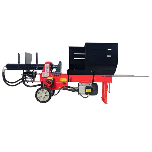 HOLZSPALTER CROSSFER 8 To - Leistungsstarker Brennholzspalter - Holzspalter mit 8 Tonnen Spaltkraft und 400V Netzbetrieb. Ideal für effizientes Brennholzspalten, ausgestattet mit Rädern für einfache Mobilität.