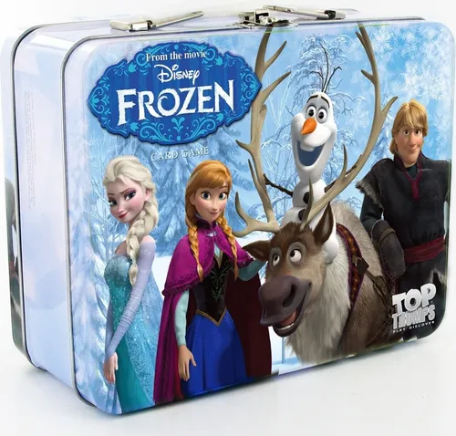 Disney Frozen Top Trumps im Blechkoffer (englisch) Kartenspiel Quartettspiel Eiskönigin