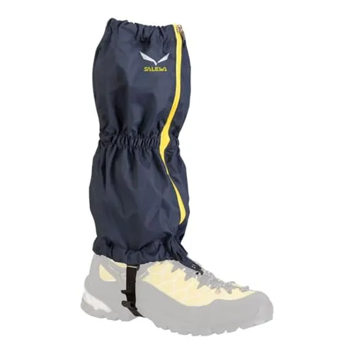 Salewa Hiking Gaiter Large Gamaschen Unisex Navy UNI - Schuhgamaschen für den vielseitigen Einsatz, leicht und strapazierfähig mit Hypalon Sohlenriemen für optimalen Halt. Ideal für Wanderungen und Outdoor-Aktivitäten.