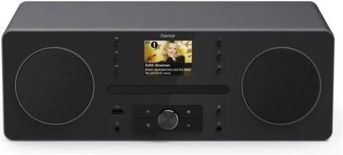 HAMA Digitalradio DIR1570CBT - DAB+ Internetradio mit CD und Bluetooth - Vielseitiges Radio mit DAB+, Internetradio, CD-Player und Bluetooth für kabelloses Streaming, ideal für Musikliebhaber.