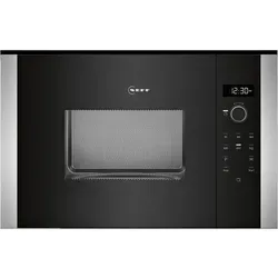 Neff HLAWD23N1F Mikrowelle Grau 800 W - Mikrowelle mit 800 W Leistung, elegantes graues Edelstahl-Design und integrierte LED-Anzeige für einfache Bedienung. Ideal für schnelles Kochen und Aufwärmen.