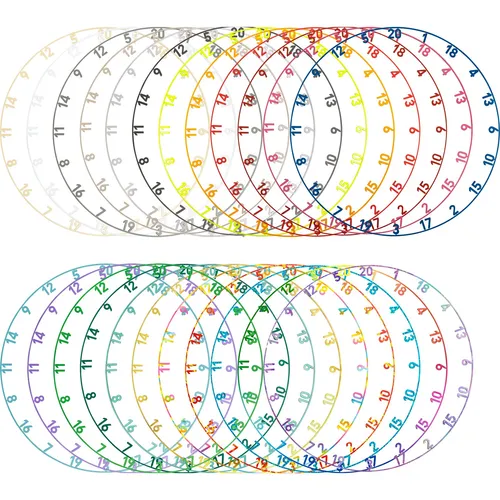 Precise180 Dart One Piece Lasercut Numern Ring Zahlenring Ersatz-Nummernring🎯🔥