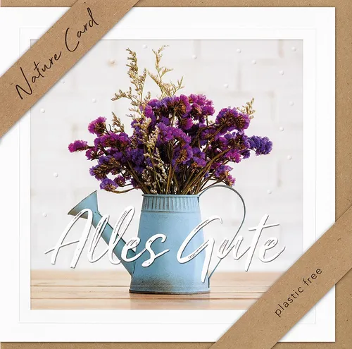 Allgemeine Wünsche – Nature Cards – unverpackt -Glückwunschkarte im Format 15,5 
