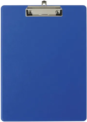 Exacompta Klemmbrett mit Hülle - Format 23x32cm für A4 - Blau
