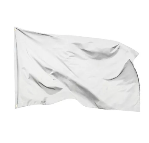 PHENO FLAGS Weiße Flagge 90x150 cm - Extrem wetterbeständige Fahne mit Messingösen, 100% Polyester, robuste Doppelnaht & in lebendigen Farben - Fahne zum Bemalen für Familienfeiern & Firmenfeste