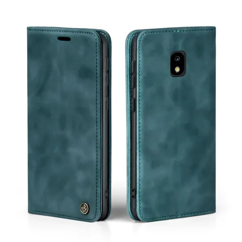 Handy Hülle für Samsung Galaxy J5 2017 Klapp Magnet Smartphone Cover Case Petrol