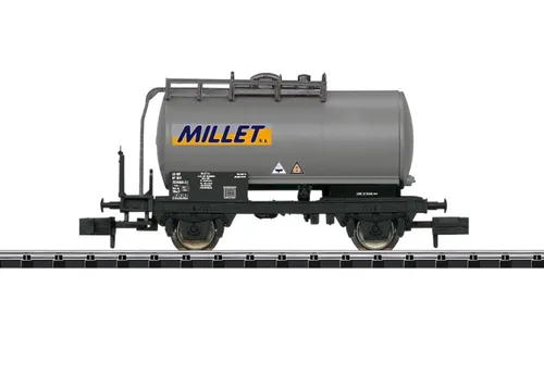Trix 18098 Hobby-Kesselwagen MILLET SNCF 1:160 Spur N - Güterwagen der Spur N, detailgetreu und ideal für Modellbahnliebhaber, die höchste Ansprüche an ihre Modelle stellen.