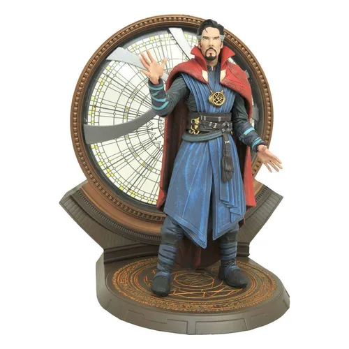 Diamond Select Toys - Doctor Strange Actionfigur 18 cm - Spielfigur aus der Marvel Select Reihe, detailreich mit Zauberzubehör und Sanctum-Basis. Perfekt für Sammler und Fans ab 8 Jahren.