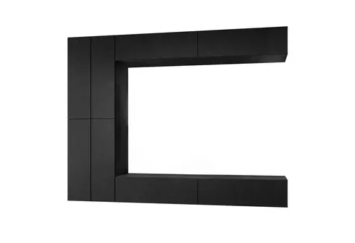 Lookway Wohnwand COLETTE MATT III mit Push-to-Open-System und LED-Beleuchtung