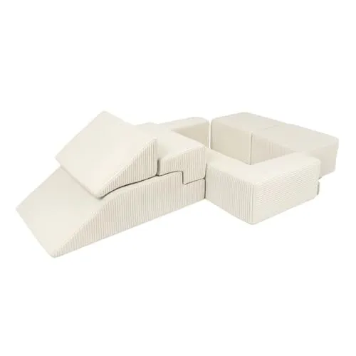 MEOWBABY Modulares Sofa für Kinder in weiß von MEOWBABY
