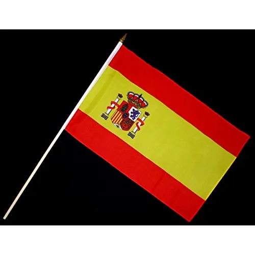Everflag Stock-Flagge 30 x 45 : Spanien mit Wappen
