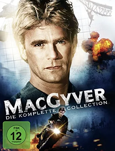 MacGyver - Die komplette Collection [38 DVDs] - Spannende Abenteuer-Serie, ideal für Fans von cleveren Problemlösungen und zeitlosem Action-Entertainment.