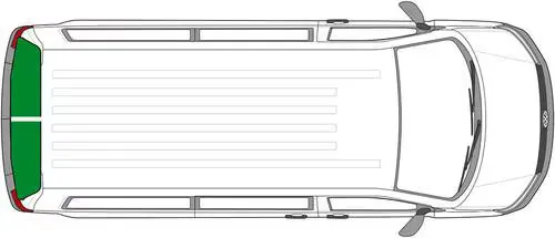 Carbest Hecktür Thermomatte für Fiat Ducato Bj. 1994-2001, 2-teilig
