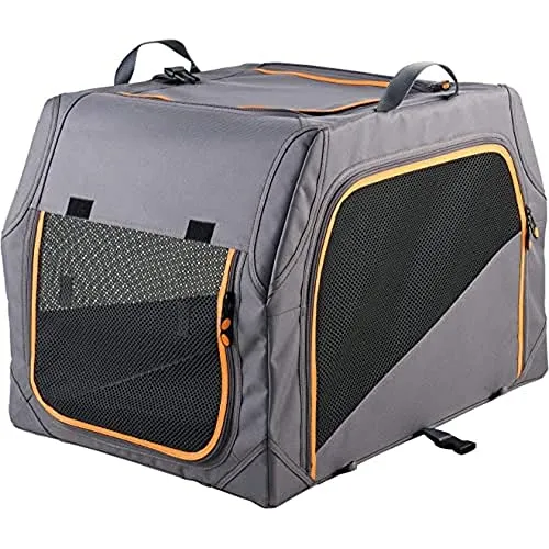 Hunter Hunde-Transportbox XL - Alu-Gestell - Hundeboxen für sicheren Transport, robustes Alu-Gestell bietet maximale Stabilität und Sicherheit für Ihren Hund.