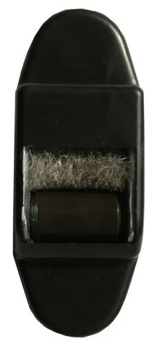Selve Mini Leitrolle mit Bürstendichtung, bis 15 mm Gurtbreite Color braun