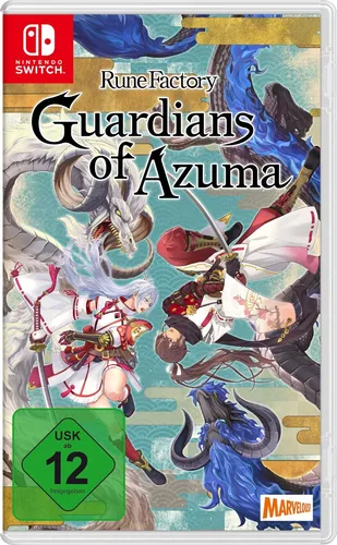 Rune Factory Guardians of Azuma - Switch 1 [EU Version] - Konsolen-Spiel: Erlebe ein neues Action-RPG mit einzigartigen japanischen Designs, baue Dörfer wieder auf und kämpfe gegen die Fäule mit neuen Fähigkeiten und Waffen!