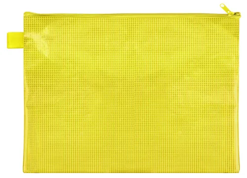 VELOFLEX Reißverschlussbeutel A4 gelb 2704010