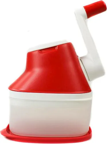 TUPPERWARE Chef Mahl-Chef rot-weiß Käsereibe Multi-Mühle von Tupperware