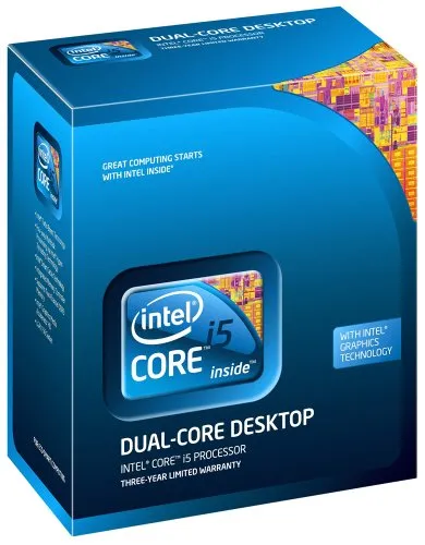 Produktbild Intel Core i5 (760 2,8 GHz Quad Core Prozessor, Sockel 1156 DMI 2.5 GT/s, L3, 8 MB Cache 0.045 Micron (Intel-Version: 3 Jahre garantie