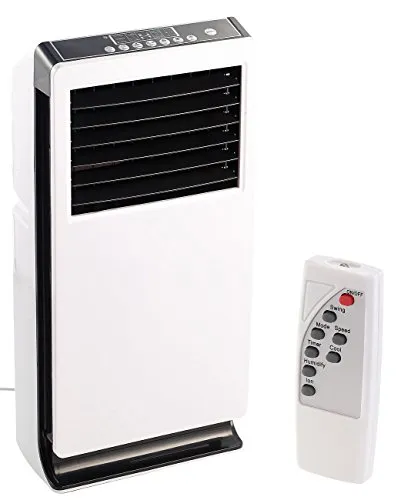 Sichler Haushaltsgeräte Kühllüfter 3in1 - Mobile Klimageräte: Kühlt, befeuchtet und reinigt die Luft mit innovativer Honeycomb-Technologie und geringem Energieverbrauch – ideal für erfrischende Luftqualität überall!