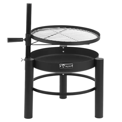 BBQ-Toro Feuerschale mit höhenverstellbarem Grillrost Ø 50 cm
