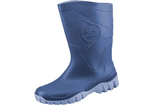 Dunlop Dee Stiefel Potthoff blau Gr. 44 - Hochwertige Gummistiefel für Freizeit und Beruf, mit gummiertem Innenfutter für hohen Komfort und strapazierfähiger PVC-Sohle.