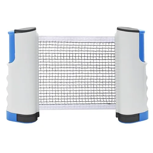 Tischtennisnetze Tischtennis Netze, Justierbarer Einziehbares Netz Ping Pong Ersatznetz Indoor Outdoor, Beweglicher Reisehalter Ideal für Alle Arten von Tischen, Spielen Sie Ping Pong überall hin
