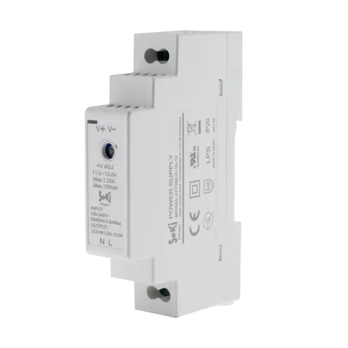 SeKi Hutschienen-Netzteil 5V 12V 24V 0,63A-85A 12W-96W DIN Rail
