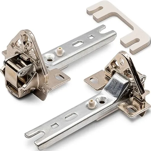 Türscharnier Set Kühlschrank kompatibel 00268698 für Bosch, Siemens, Neff & mehr