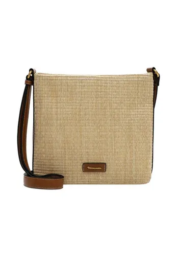 Tamaris Umhängetasche TAS Fernanda – Sand 420 - Umhängetasche aus Synthetik mit elegantem Bast-Design, ideal für jeden Anlass. Praktisch mit Reißverschluss und mehreren Innenfächern für optimale Organisation.