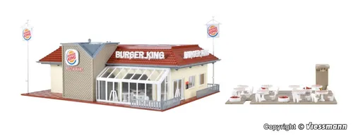 Vollmer  3632  Burger King mit Inneneinrichtung H0  1:87  NEU/OVP