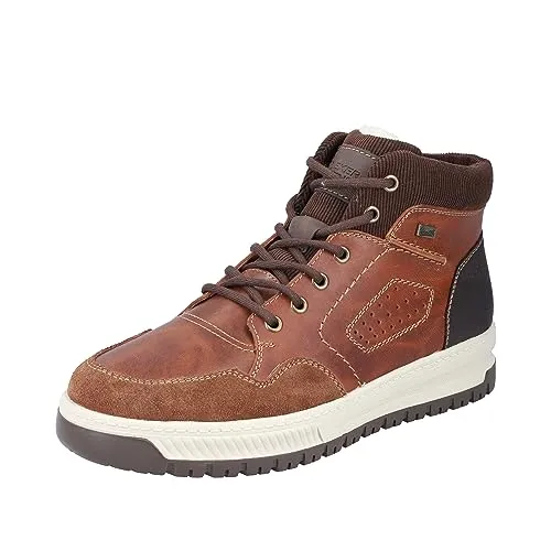 Rieker Adult 38544-24 braun Gr. 47 - Herren-Stiefel, warm gefüttert und aus hochwertigem Synthetik für optimalen Komfort und Style in der kalten Jahreszeit.