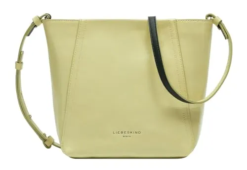 Liebeskind Berlin CHUDY PAPER TOUCH CRINKLE Hobo S, light mimosa - Umhängetaschen aus hochwertigem Schafsleder mit elegantem Design und abnehmbarem, verstellbarem Tragegurt – ideal für stilvolle Alltagsorganisation.