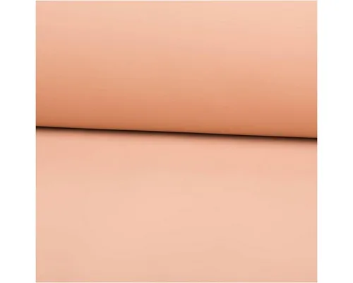 SCHÖNER LEBEN. Stoff Regenjackenstoff Meterware wasserdicht soft uni peach 145cm, abwaschbar