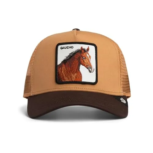 GOORIN Bros. Trucker Cap Gaucho - Klassische Trucker Kappe in Braun - Stylische Trucker Cap mit Pferdemotiv, aus hochwertigem Materialmix für optimalen Tragekomfort. Ideal für Freizeit und Outdoor-Aktivitäten.