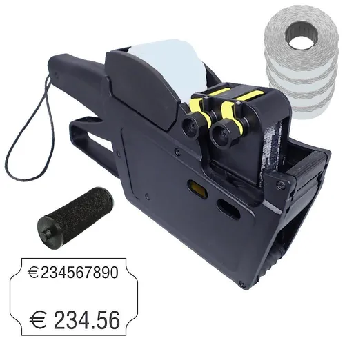 P-Set76= Preisauszeichner PRINTEX H16 + 4.000 Etiketten 32x19mm und 1x Farbwalze