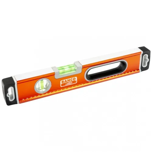 Bahco Wasserwaage 1000 mm - Profi-Qualität mit Magnet - Messwerkzeuge mit großer Libelle für präzises Ablesen, UV-beständig und mit praktischen Grifflöchern für einfachen Einsatz. Ideal für Profis und Heimwerker.