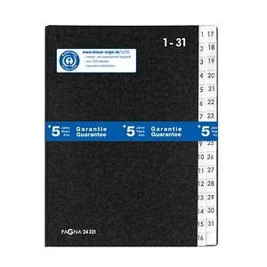 PAGNA Pultordner 1-31 schwarz, 1 St.