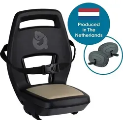 Qibbel Jr 6+ Kindersitz für Fahrräder Schwarz