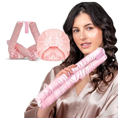 Glov Dream Curl Set-haarschonende Lockenwickler für Natürliche Bouncy Locken Ohne Hitze Inkl Satin Cap für Haarschutz und Frizz-kontrolle Ideal Als Geschenkidee